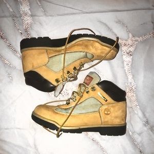 Suede tan Timberlands